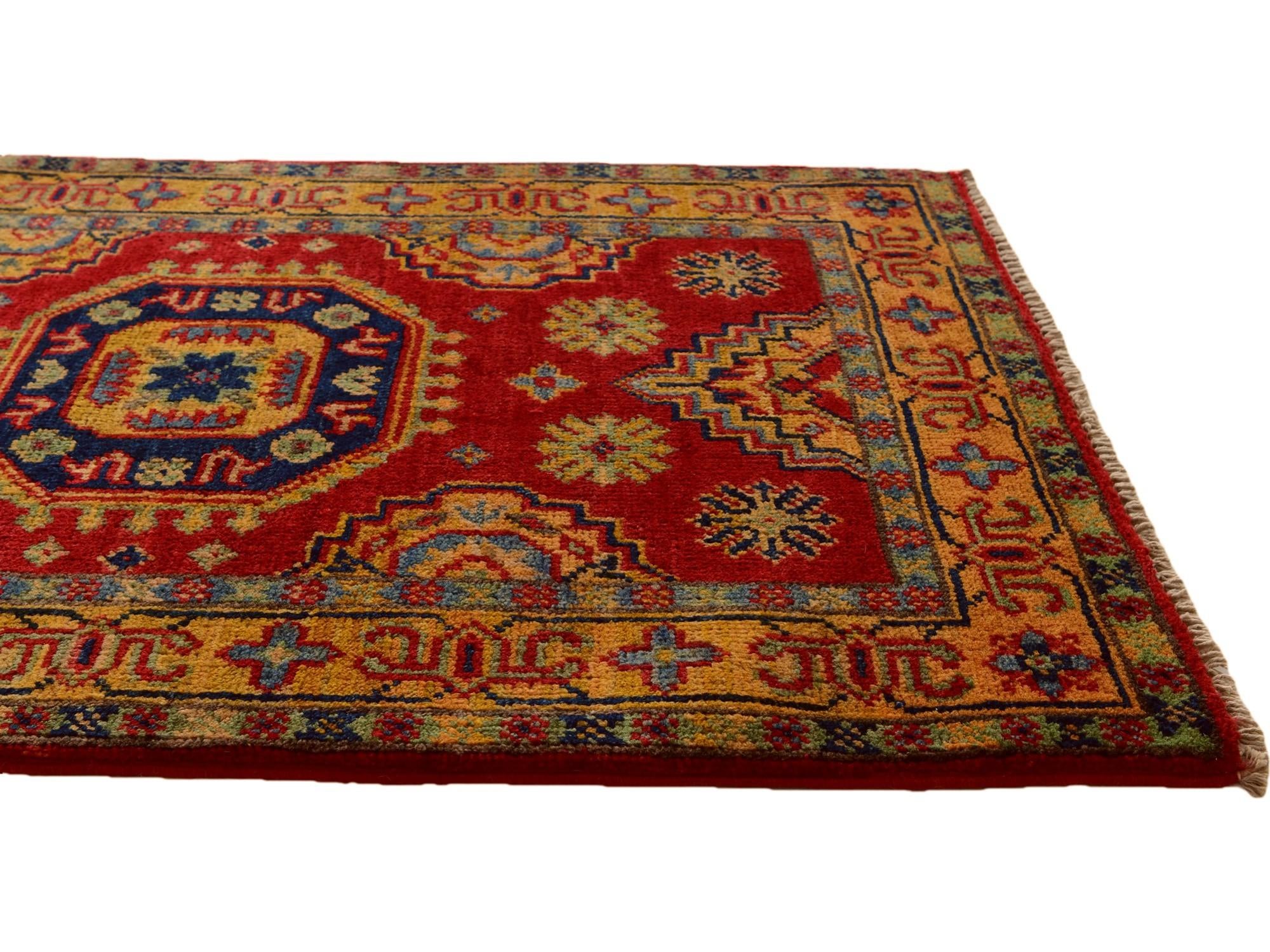 2' 1 x 3' 3 Hand Knotted Kazak Rug