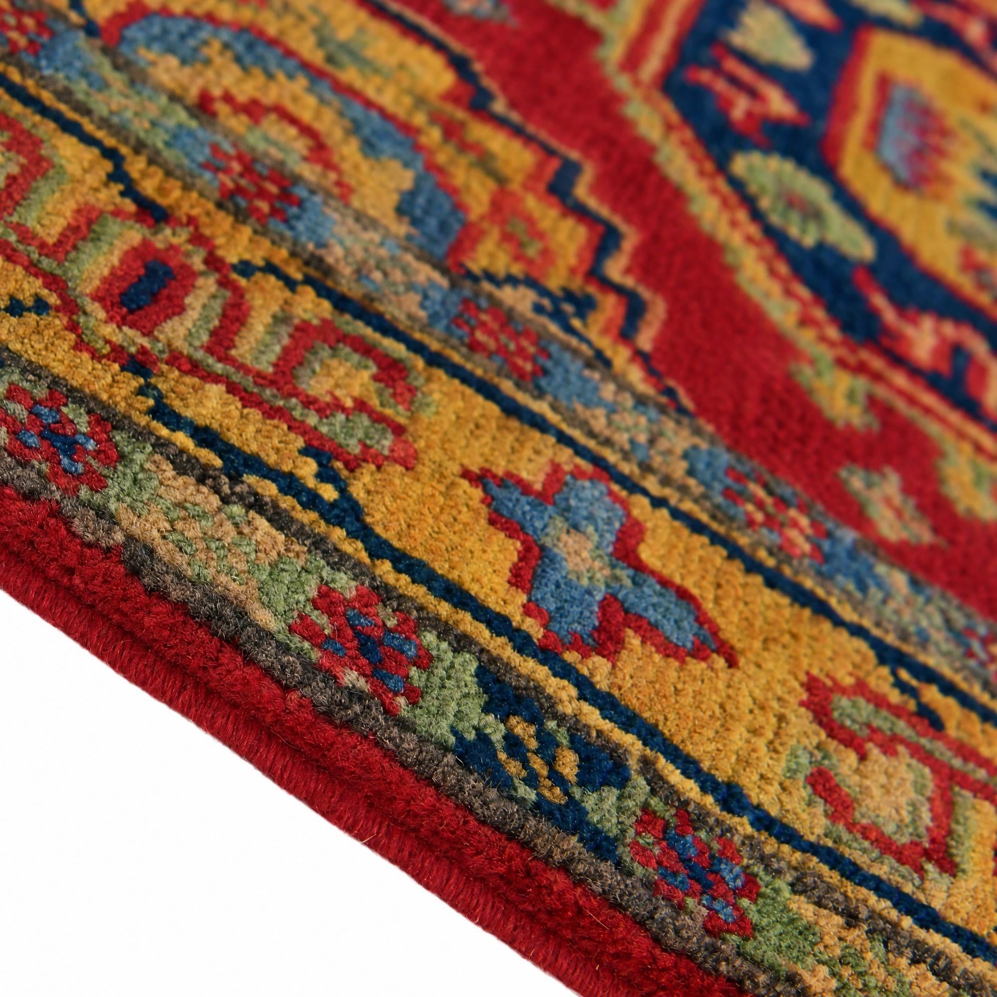 65cm x 100cm anudado a mano Kazak Alfombra