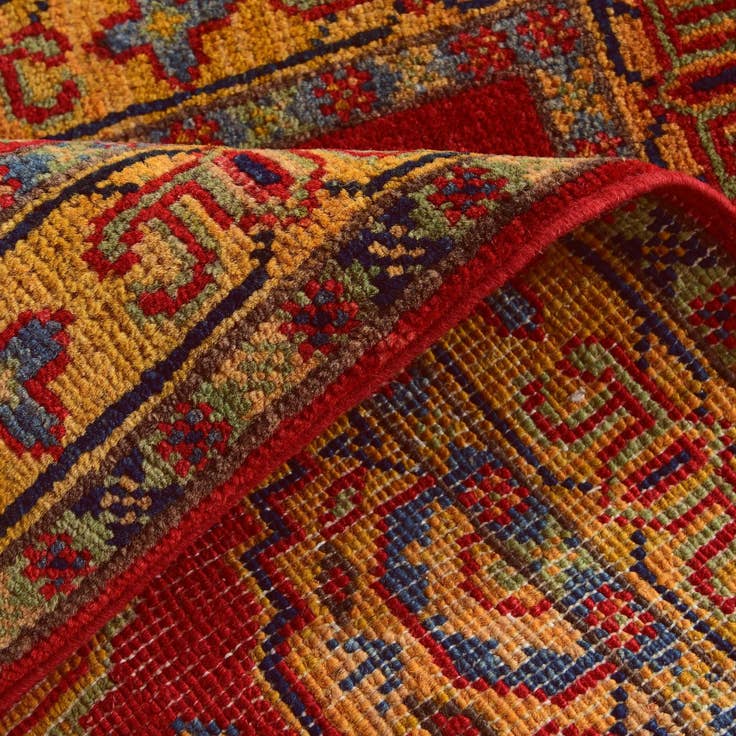 Detail image of 2' 1 x 3' 3 Hand Knotted Kazak Rug