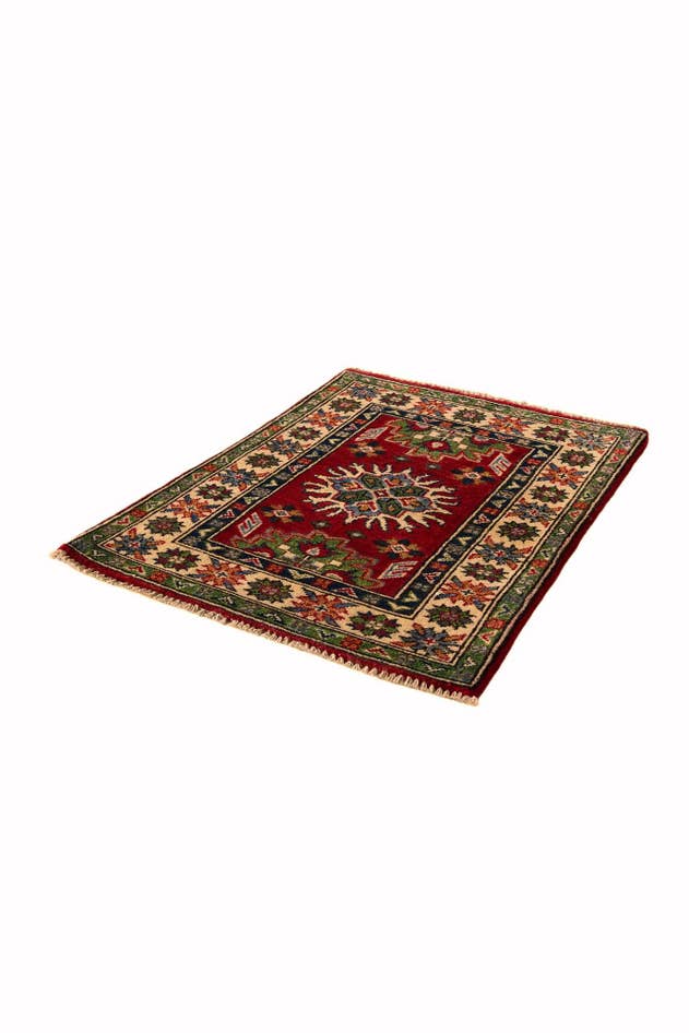 Detail image of 2' 1 x 2' 9 Hand Knotted Kazak Rug