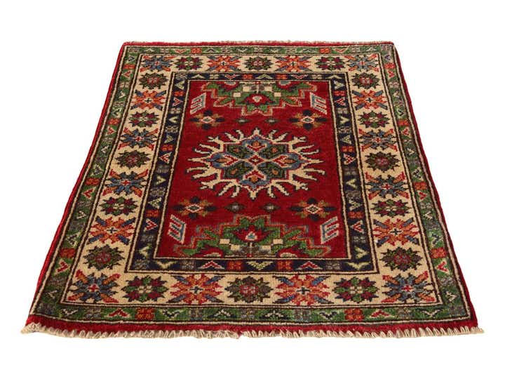 2' 1 x 2' 9 Hand Knotted Kazak Rug