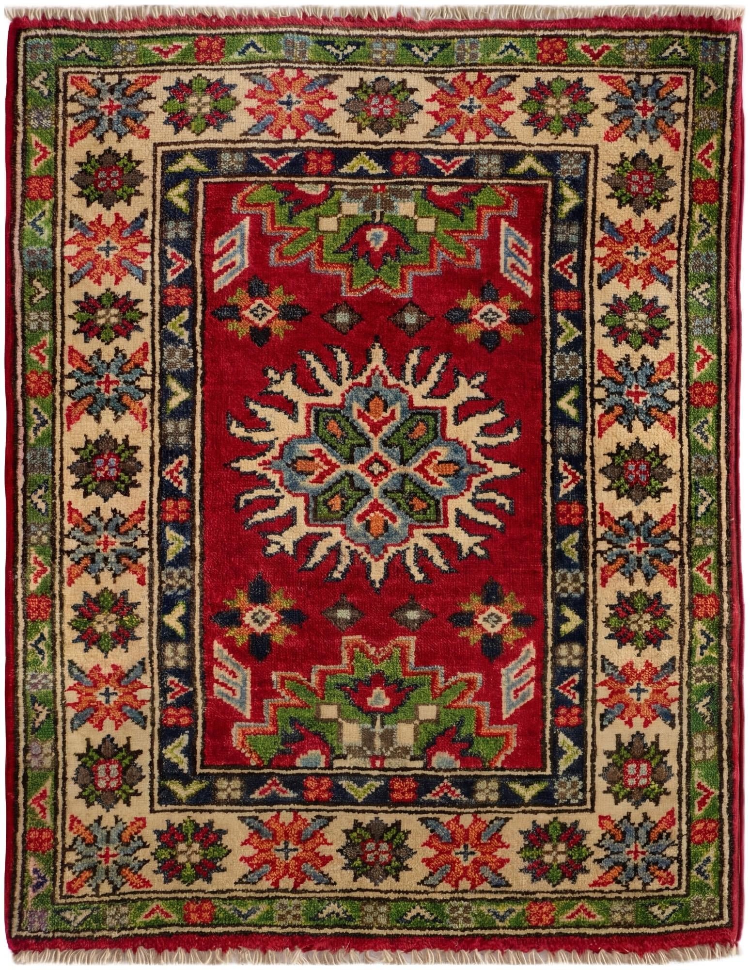 2' 1 x 2' 9 Hand Knotted Kazak Rug