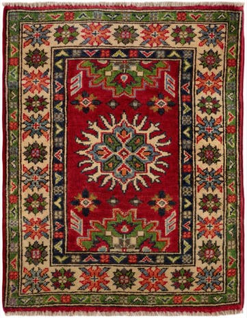 2' 1 x 2' 9 Hand Knotted Kazak Rug