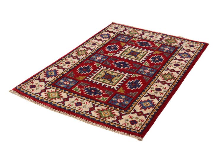 Detail image of 2' x 2' 11 Hand Knotted Kazak Rug