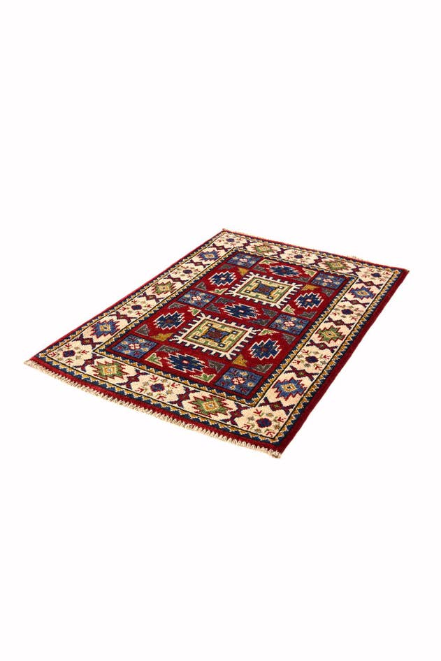 Detail image of 2' x 2' 11 Hand Knotted Kazak Rug