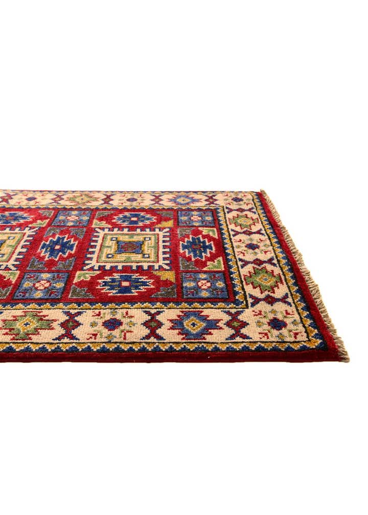 2' x 2' 11 Hand Knotted Kazak Rug