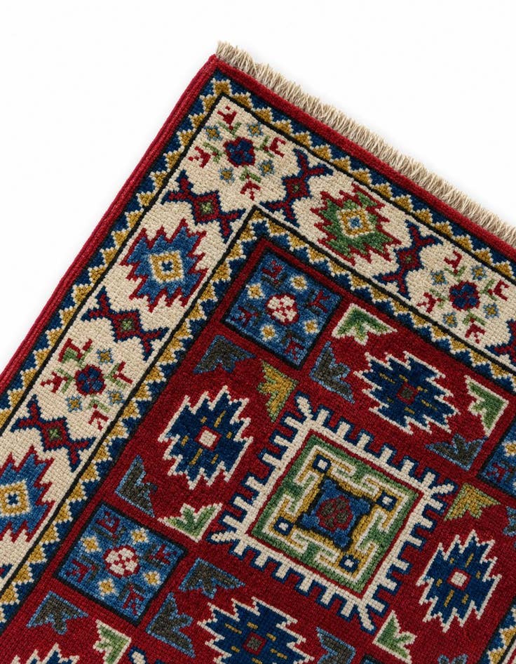Detail image of 2' x 2' 11 Hand Knotted Kazak Rug