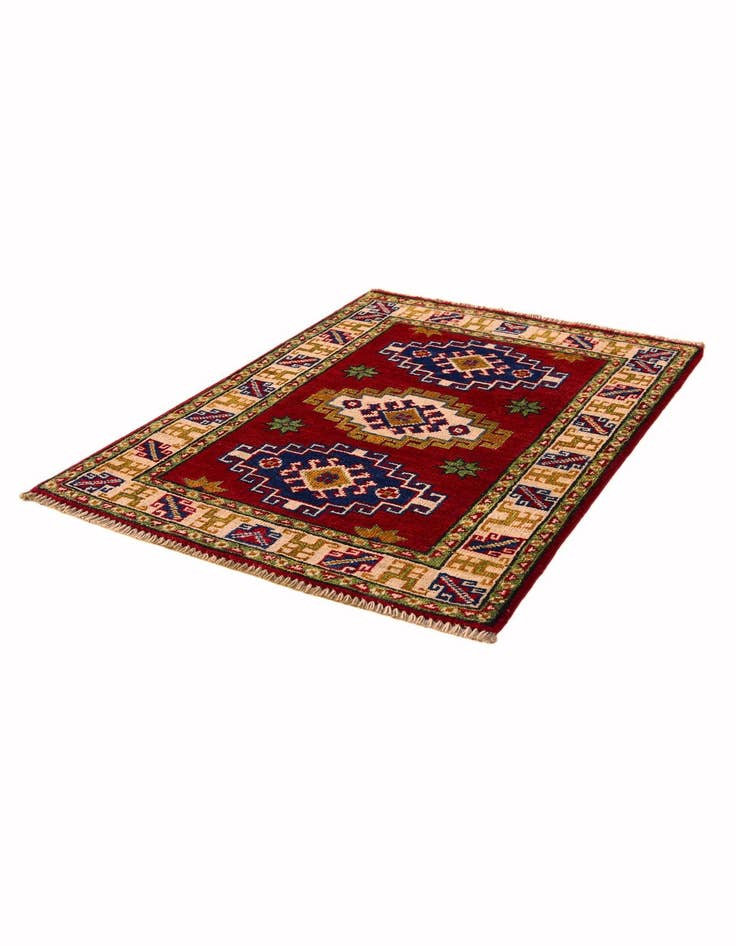 Detail image of 2' x 2' 10 Hand Knotted Kazak Rug