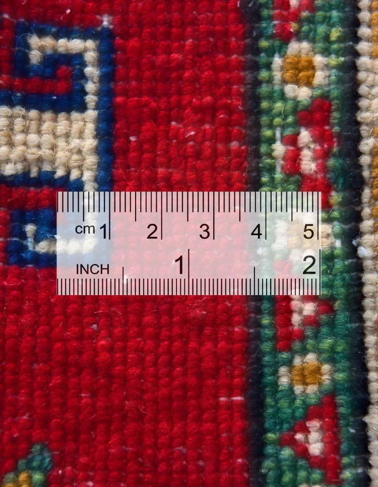 Detail image of 2' x 2' 10 Hand Knotted Kazak Rug