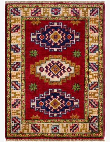 2' x 2' 10 Hand Knotted Kazak Rug