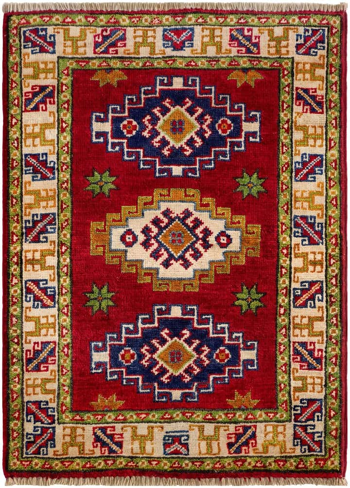 2' x 2' 10 Hand Knotted Kazak Rug