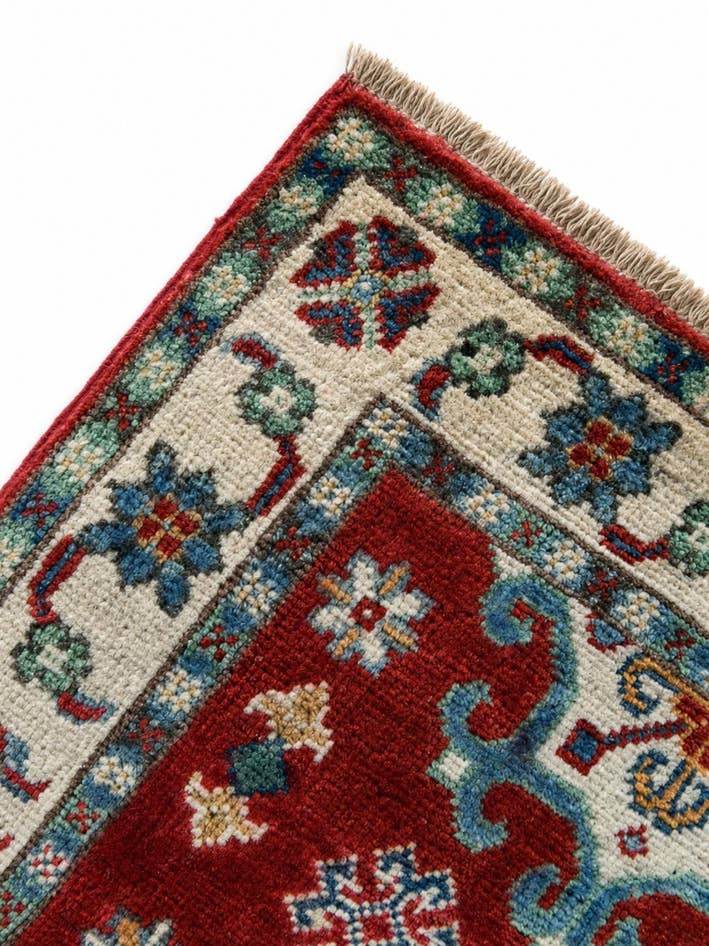 Detail image of 1' 11 x 2' 11 Hand Knotted Kazak Rug