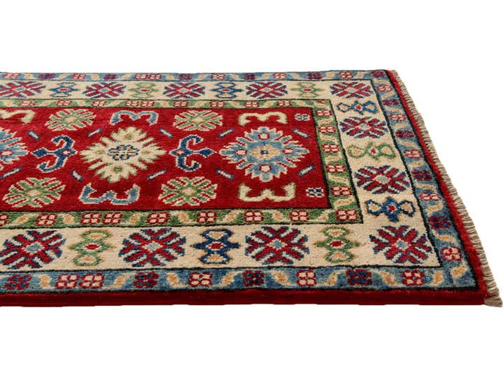 2' x 3' 1 Hand Knotted Kazak Rug