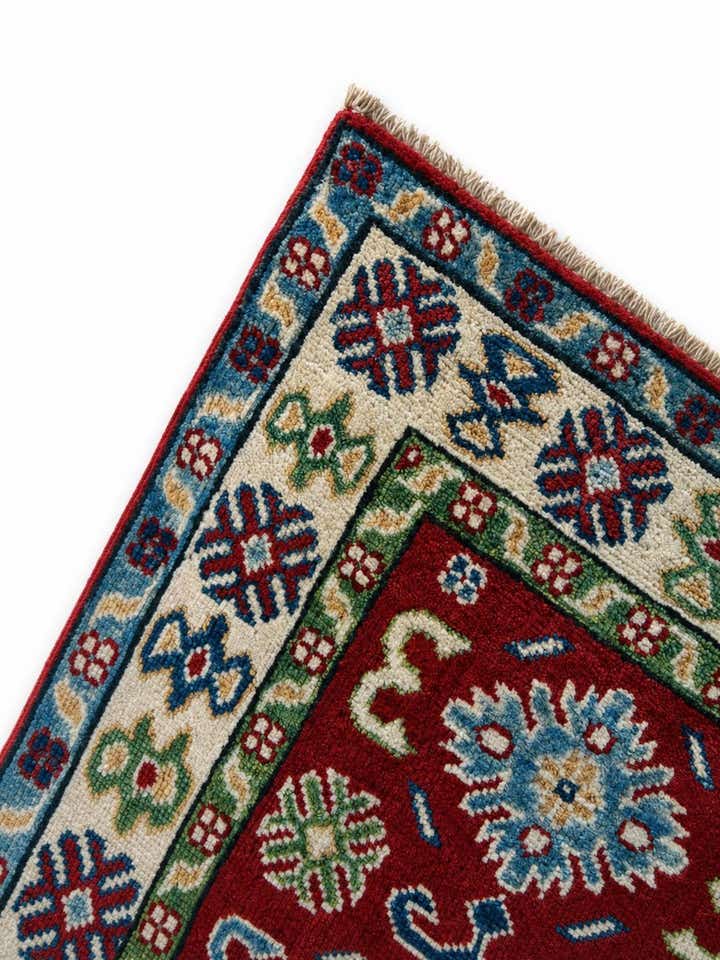 2' x 3' 1 Hand Knotted Kazak Rug