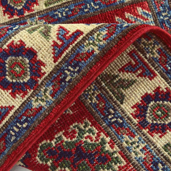 2' x 3' 2 Hand Knotted Kazak Rug