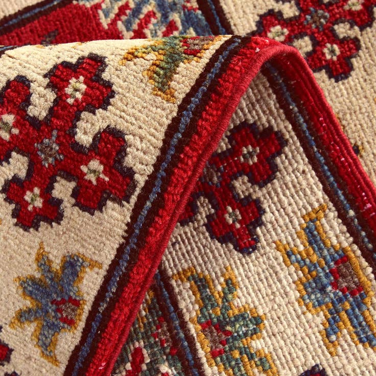 Detail image of 2' x 3' 1 Hand Knotted Kazak Rug
