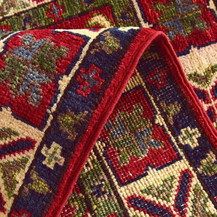 1' 11 x 3' 1 Hand Knotted Kazak Rug