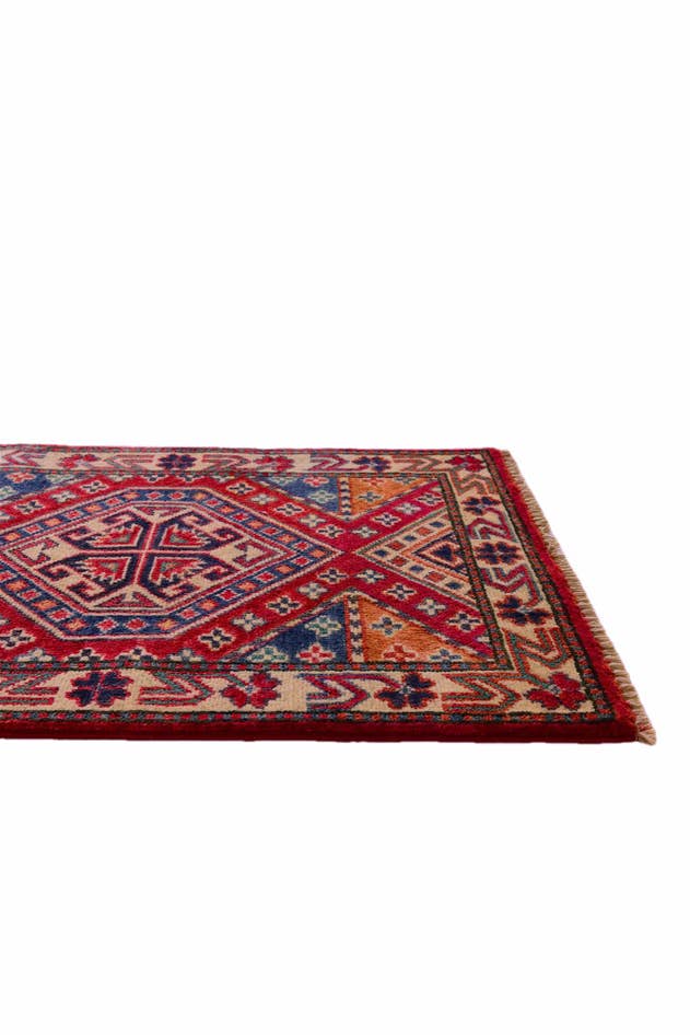 Detail image of 1' 11 x 2' 11 Hand Knotted Kazak Rug