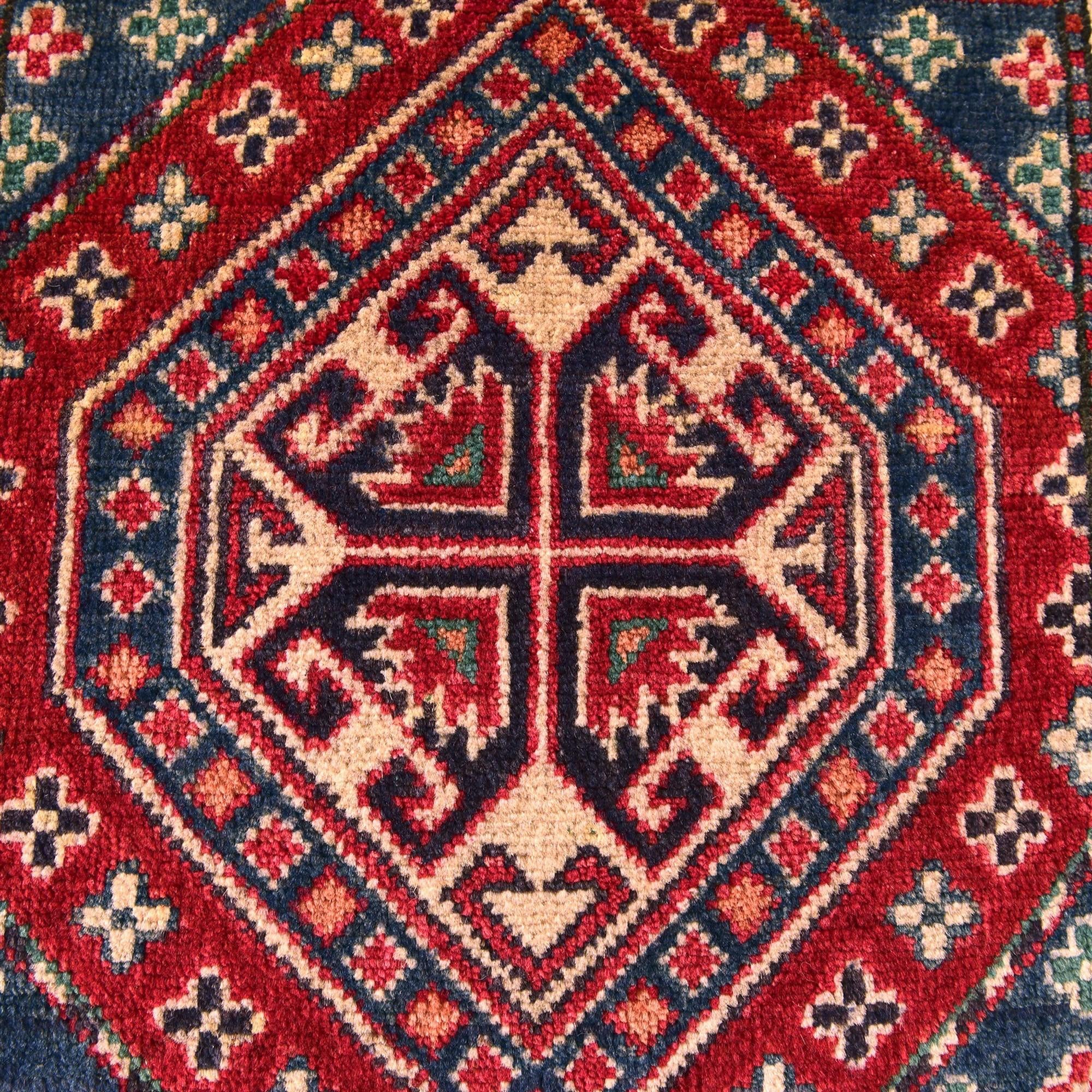 60cm x 90cm Hand Knotted Kazak Rug