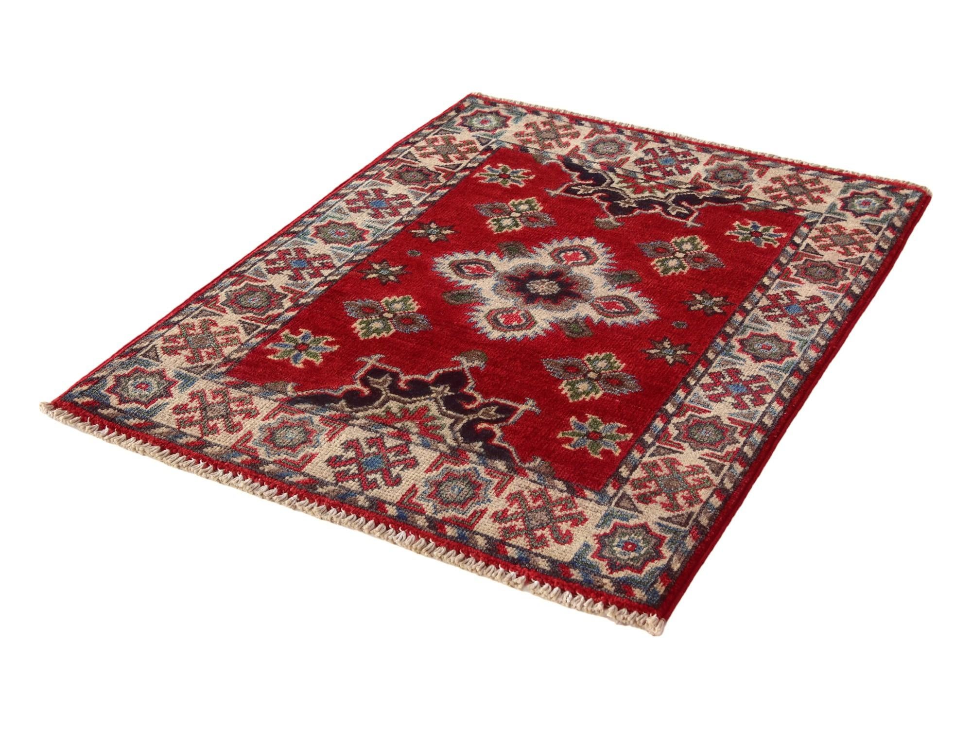 2' x 2' 9 Hand Knotted Kazak Rug