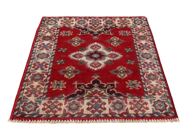 Detail image of 2' x 2' 9 Hand Knotted Kazak Rug