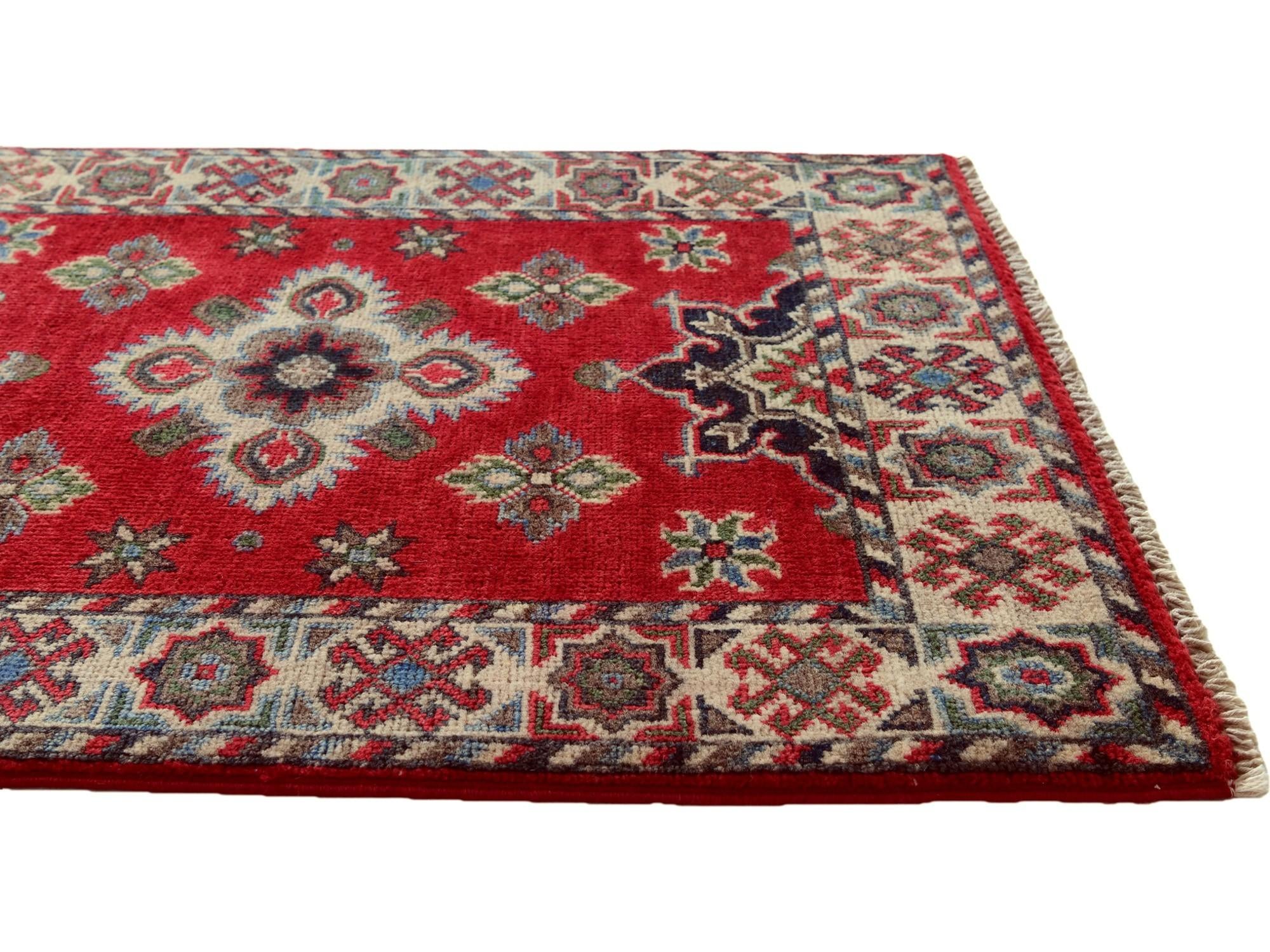 2' x 2' 9 Hand Knotted Kazak Rug
