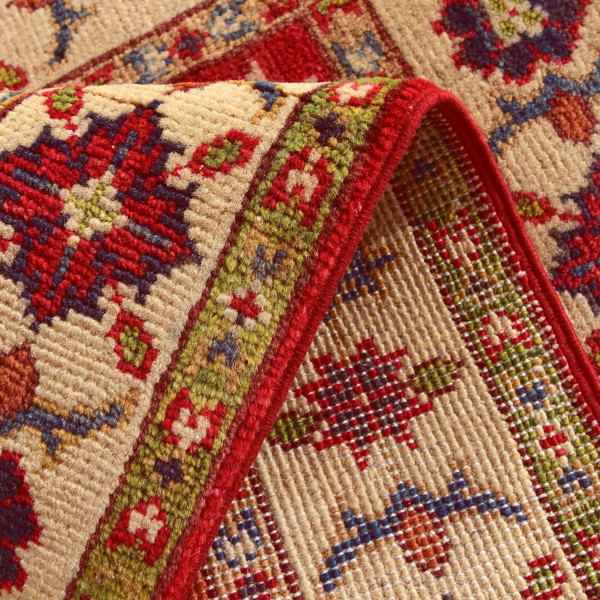 2' x 3' 3 Hand Knotted Kazak Rug