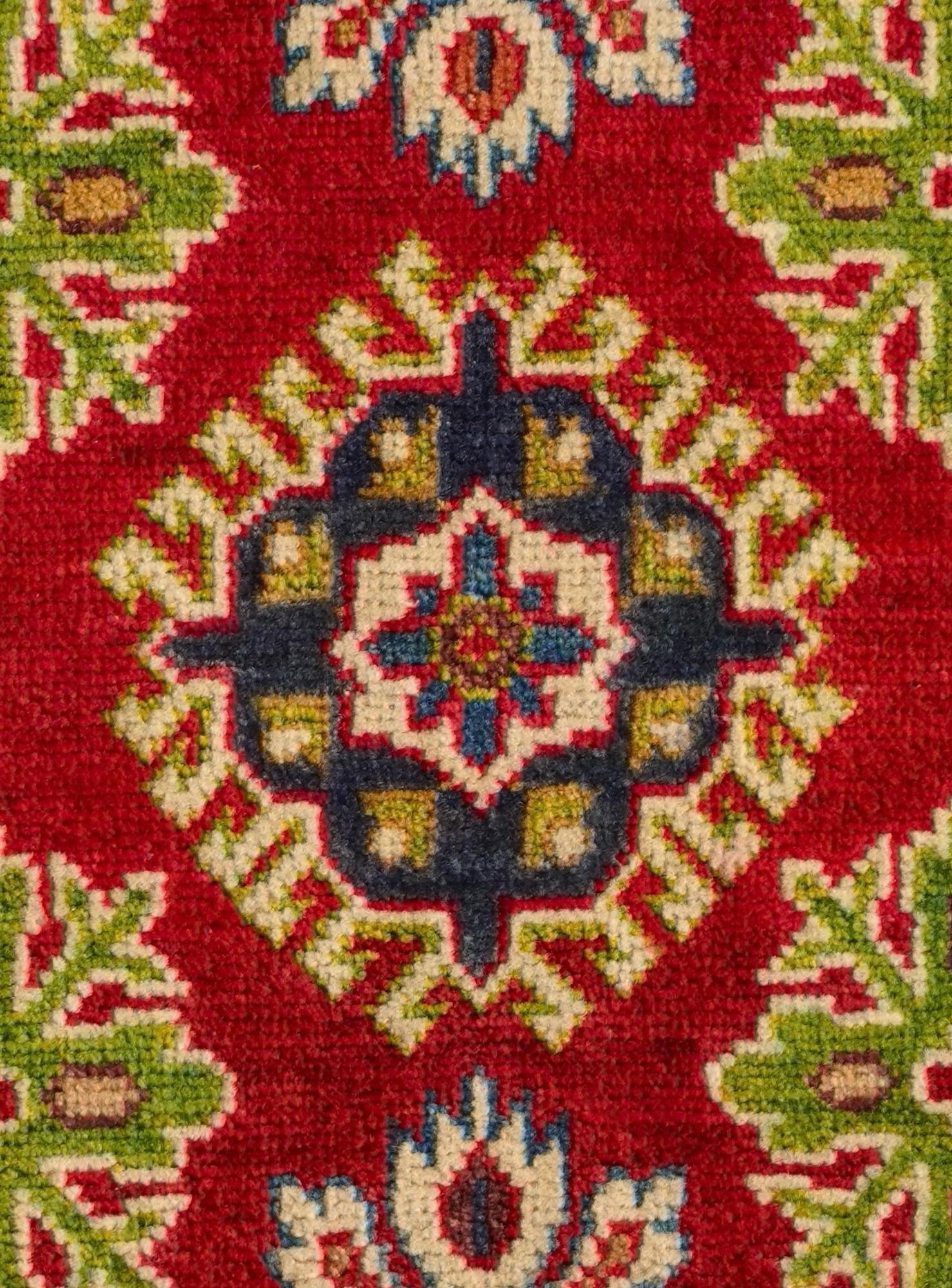 2' x 3' 3 Hand Knotted Kazak Rug