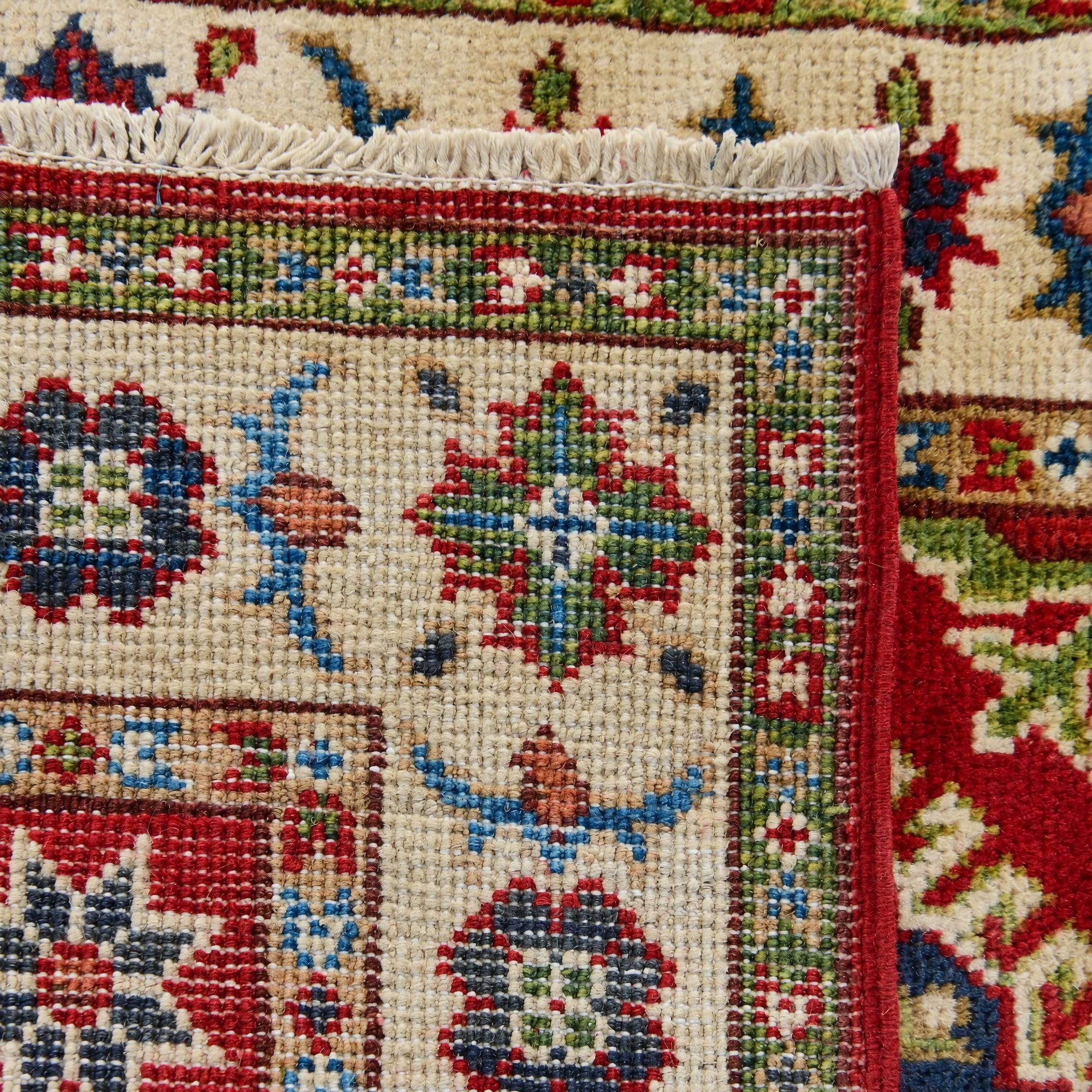 Detail image 12 of 12: 2' x 3' 3 Hand Knotted Kazak Rug