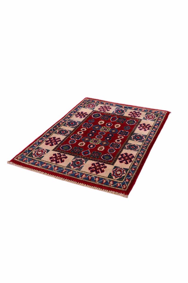 Detail image of 2' x 2' 11 Hand Knotted Kazak Rug