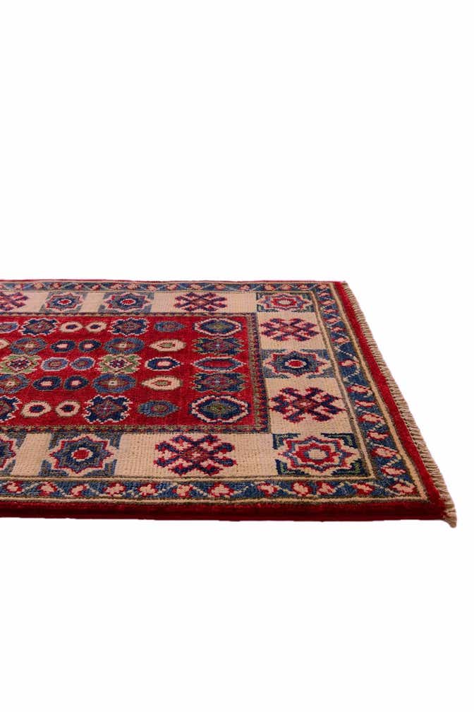 2' x 2' 11 Hand Knotted Kazak Rug