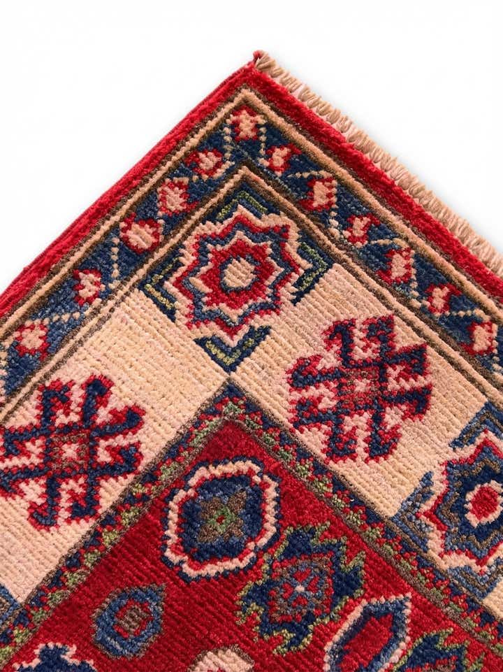 2' x 2' 11 Hand Knotted Kazak Rug
