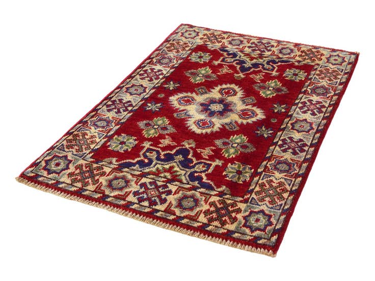 Detail image of 2' x 3' 1 Hand Knotted Kazak Rug