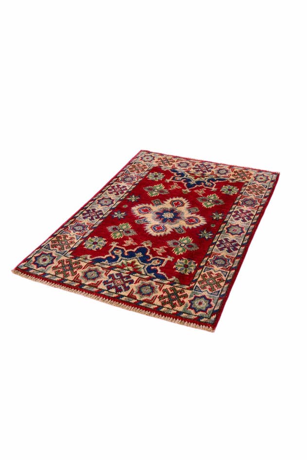 Detail image of 2' x 3' 1 Hand Knotted Kazak Rug