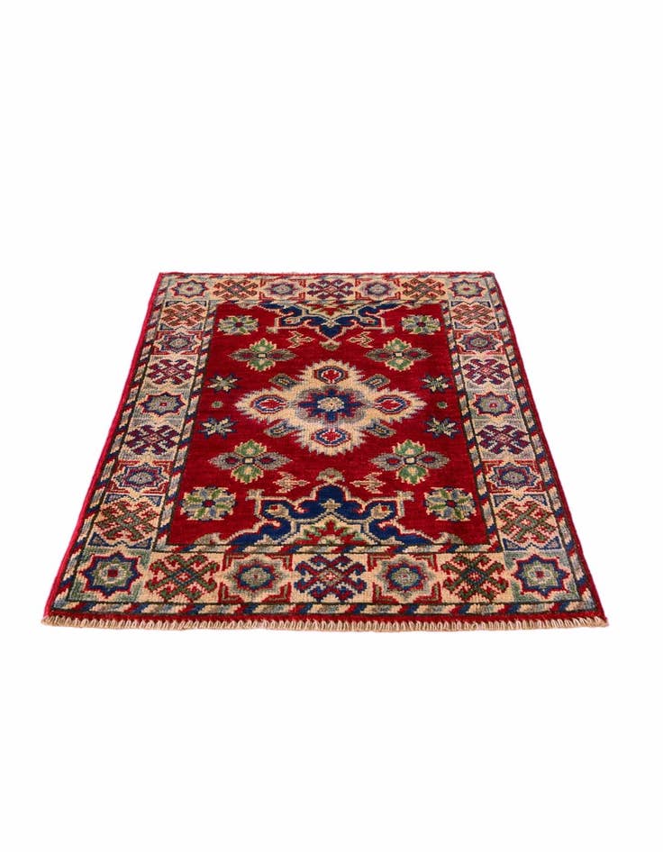 Detail image of 2' x 3' 1 Hand Knotted Kazak Rug