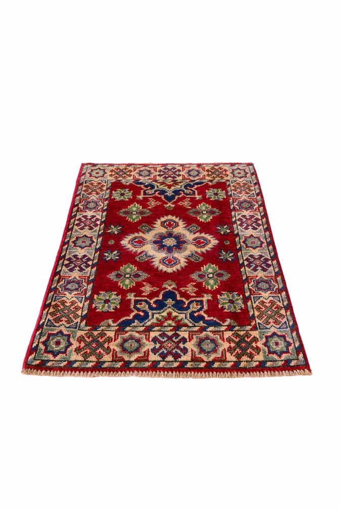 2' x 3' 1 Hand Knotted Kazak Rug