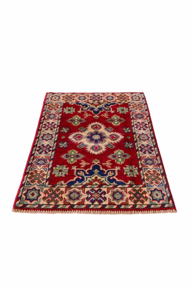 Detail image of 2' x 3' 1 Hand Knotted Kazak Rug