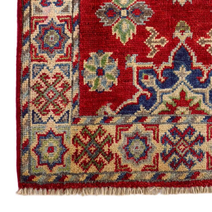 Detail image of 2' x 3' 1 Hand Knotted Kazak Rug
