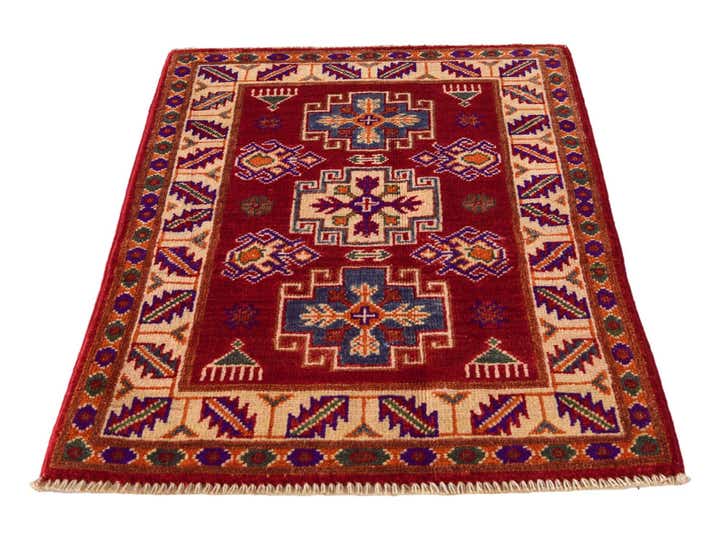 2' 1 x 2' 11 Hand Knotted Kazak Rug
