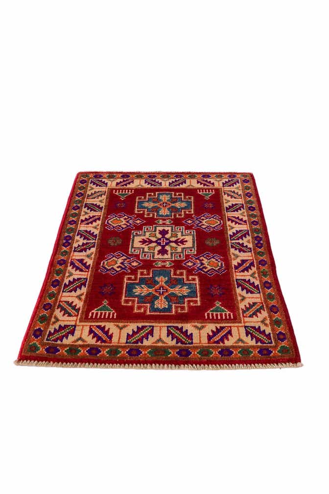 2' 1 x 2' 11 Hand Knotted Kazak Rug