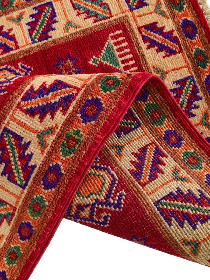 2' 1 x 2' 11 Hand Knotted Kazak Rug