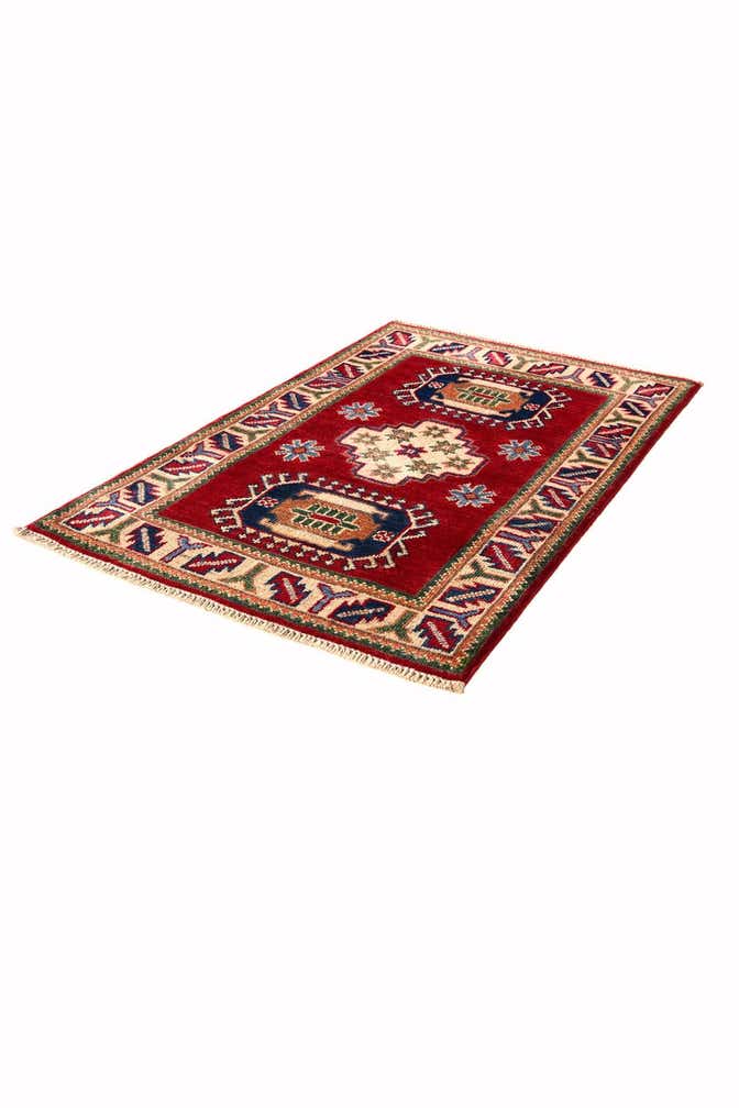 2' x 3' 1 Hand Knotted Kazak Rug