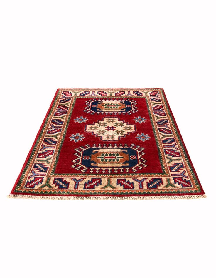 Detail image of 2' x 3' 1 Hand Knotted Kazak Rug