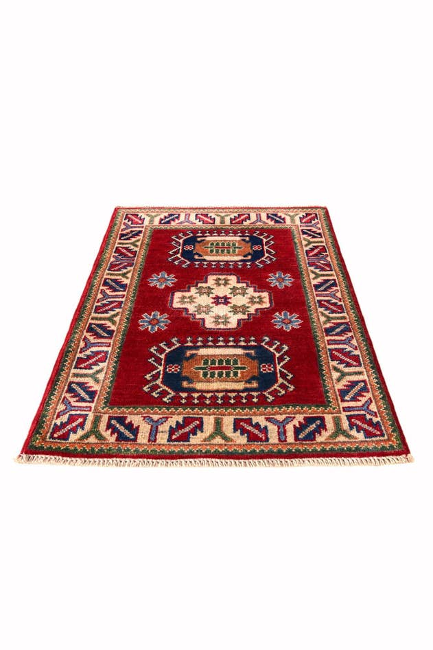 Detail image of 2' x 3' 1 Hand Knotted Kazak Rug