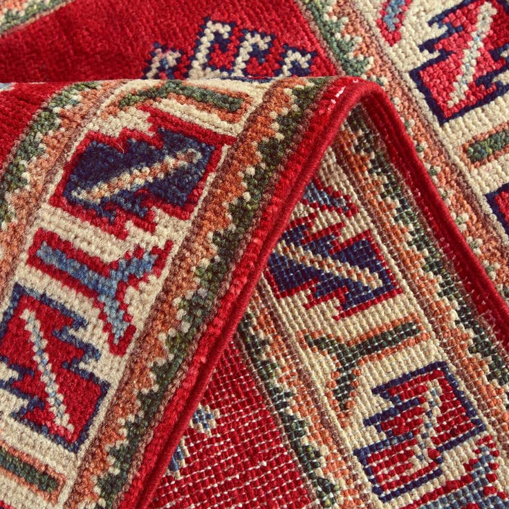 Detail image of 2' x 3' 1 Hand Knotted Kazak Rug