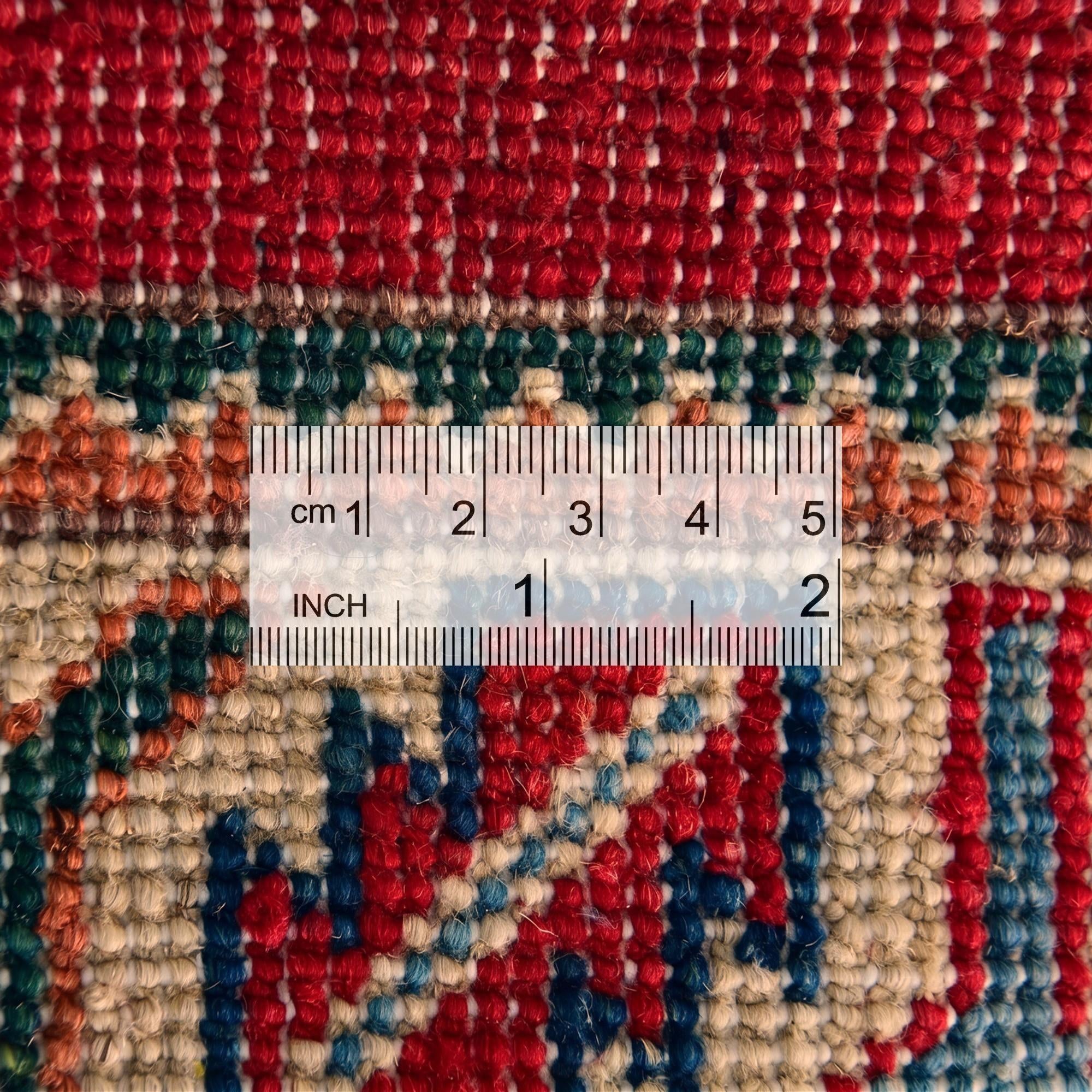 2' x 3' 1 Hand Knotted Kazak Rug