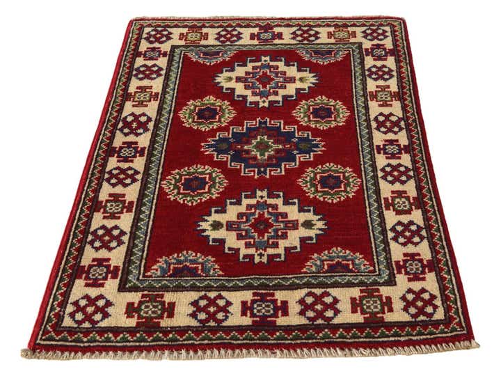 2' 1 x 2' 11 Hand Knotted Kazak Rug