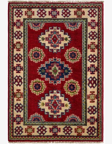 2' 1 x 2' 11 Hand Knotted Kazak Rug