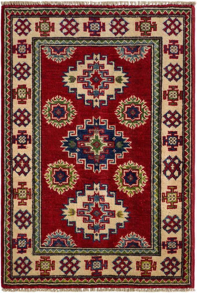 2' 1 x 2' 11 Hand Knotted Kazak Rug