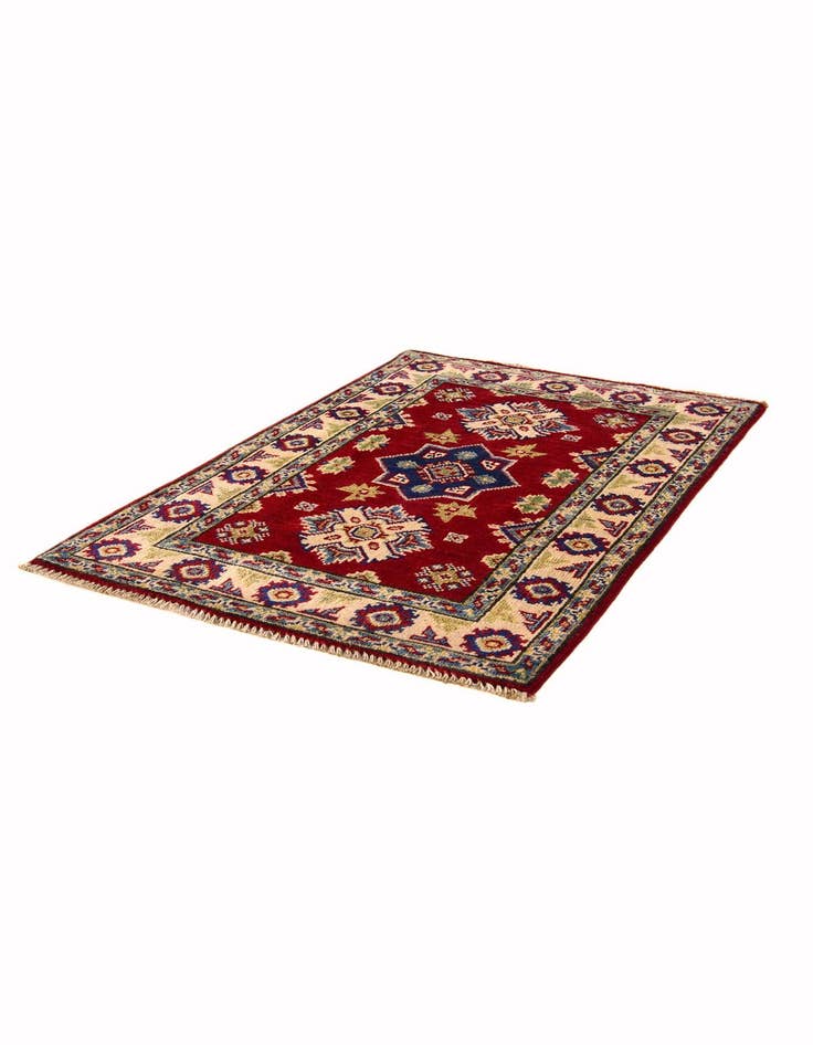 Detail image of 2' 1 x 3' 2 Hand Knotted Kazak Rug